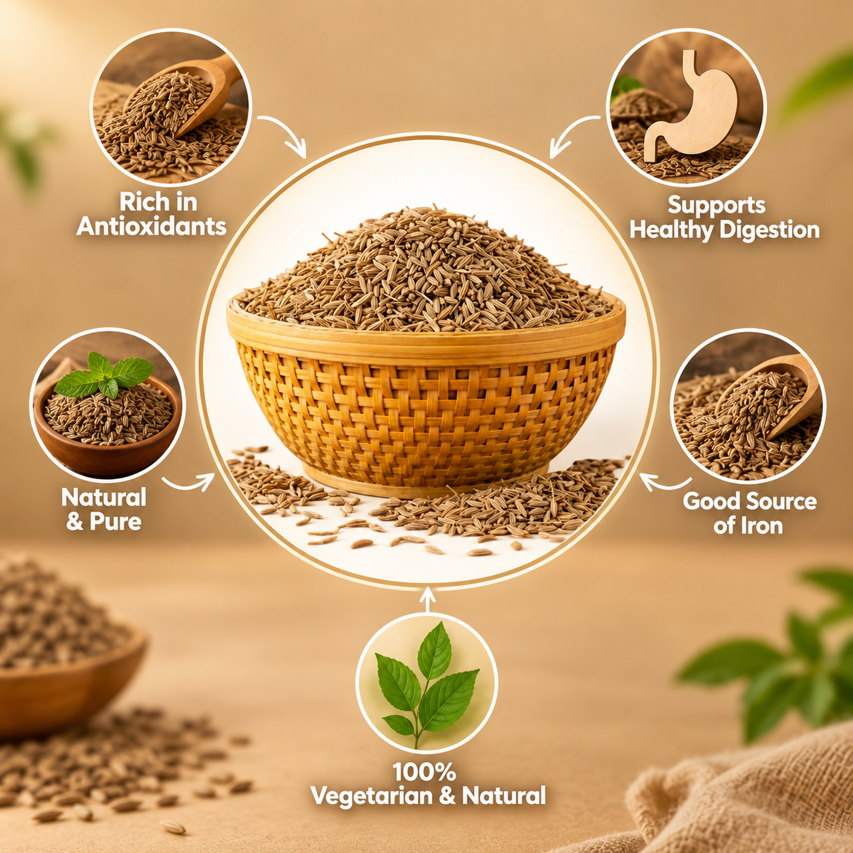Cumin Seeds (Jeera)