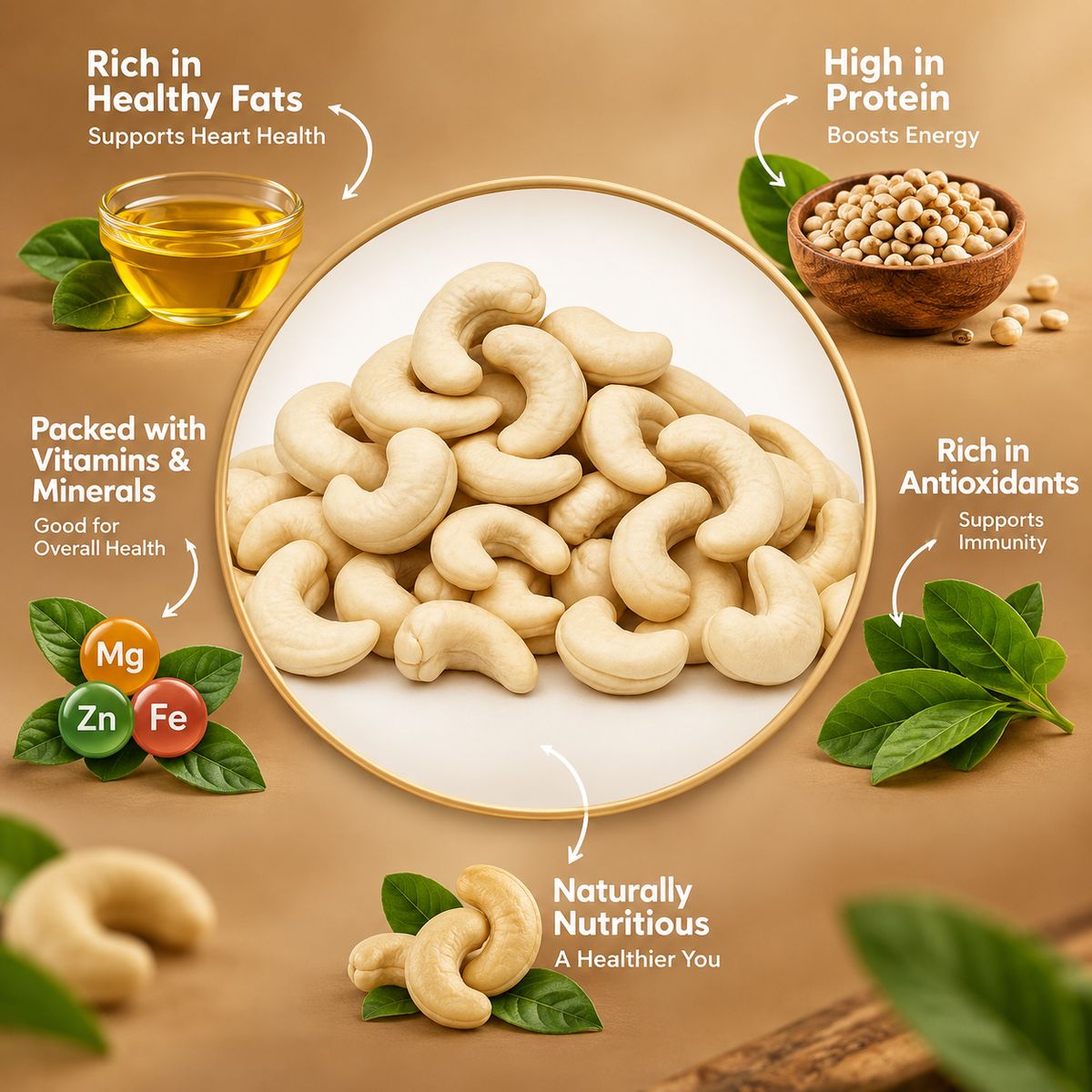 Premium Whole Cashew Nuts