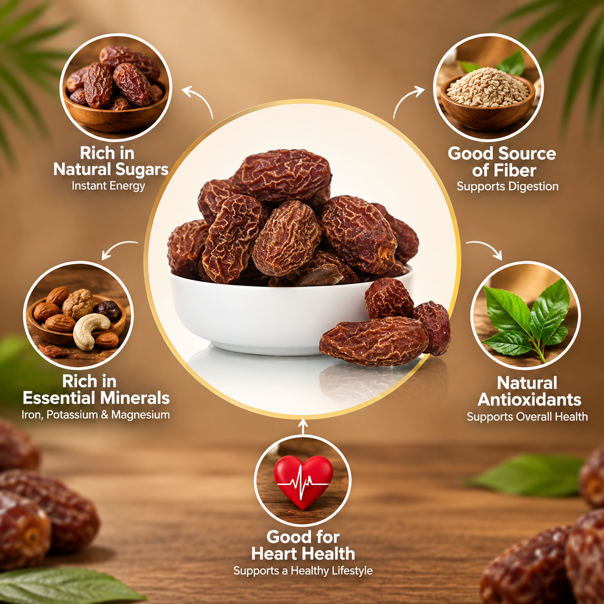 Dried Dates (Khajoor)
