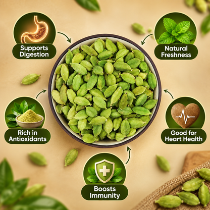Green Cardamom (Elaichi)